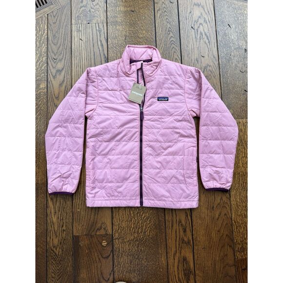 Patagonia Other - Patagonia Nano Puff Brick Quilt Jacket Planet Pink - Youth XL (14) NWT / $119